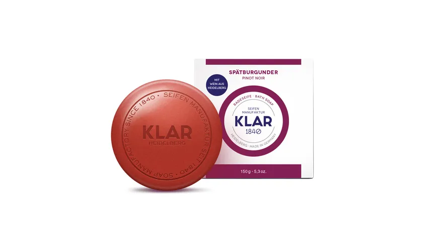 KLAR'S Seife Spätburgunder 150 g
