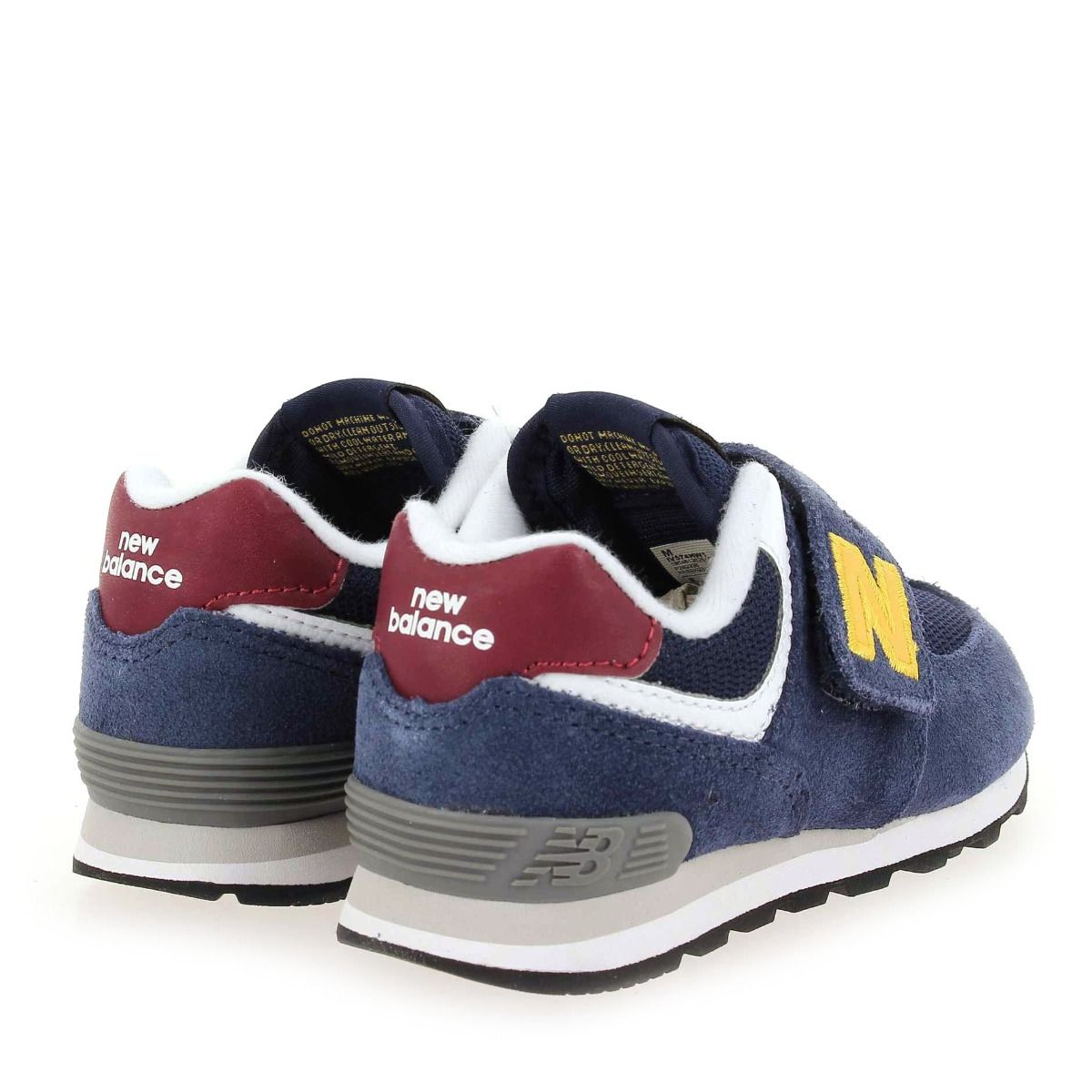 New Balance  574 HW1 VELCRO - Marine Jaune