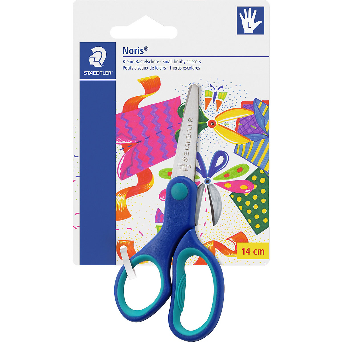 Schul- und Bastelschere Noris®, 14 cm, Linkshänder