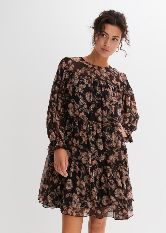 Kleid mit Volants