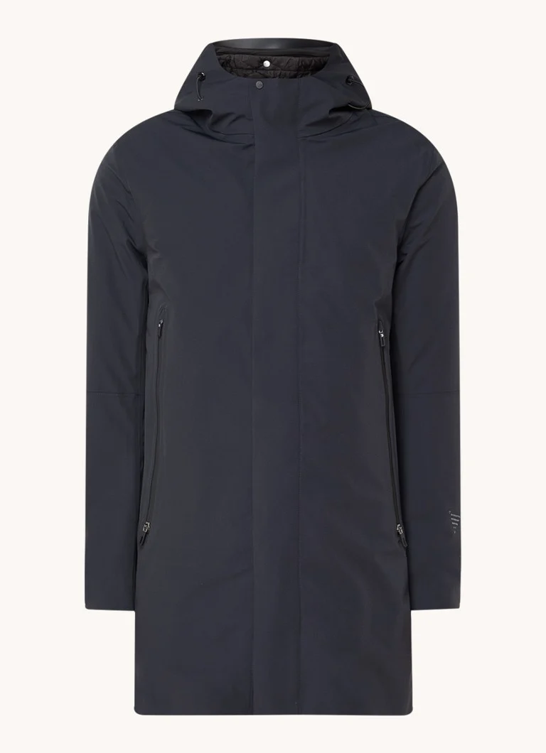 Krakatau QM481 parka with zip pockets