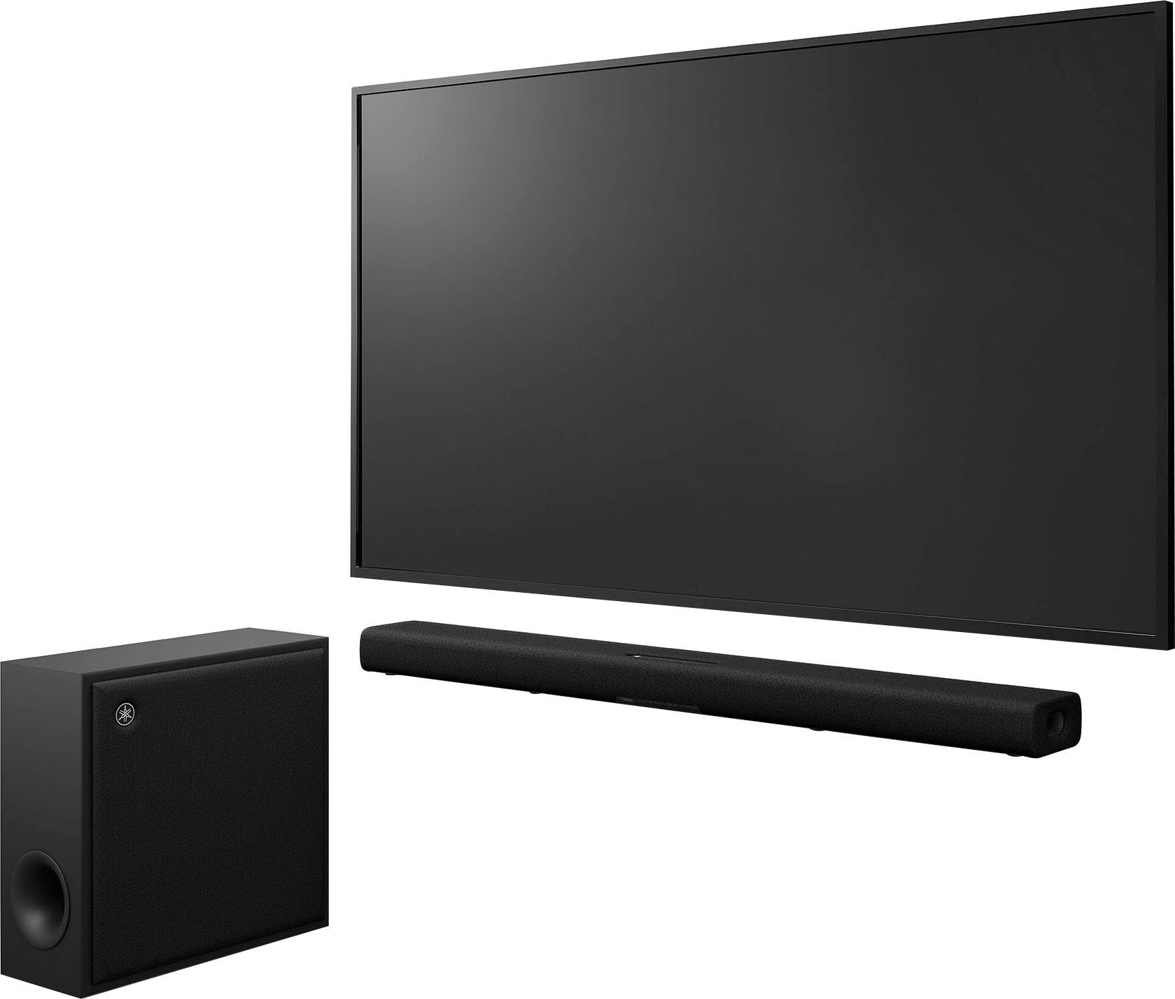 Yamaha TRUE X BAR 50A Stereo Soundbar (Bluetooth, WLAN (WiFi), 280 W, mit externem Subwoofer)