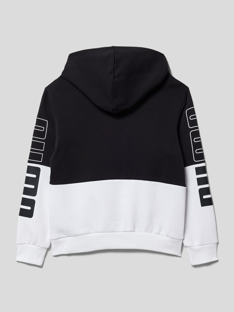 Sweatshirt im Colour-Blocking-Design Modell 'POWER' in schwarz