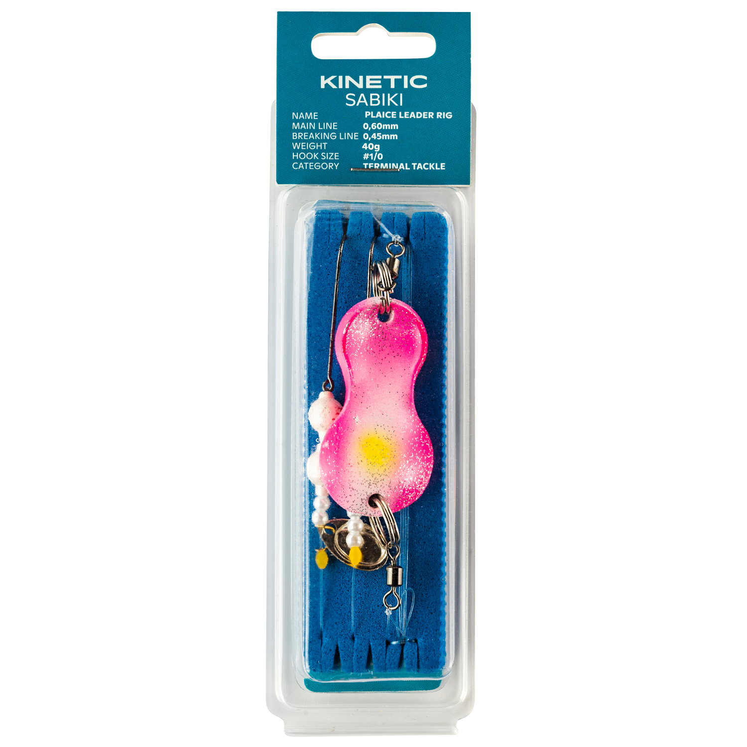 Kinetic Plattfisch-Vorfach Sabiki Plaice Leader Rig (kinky pinky)