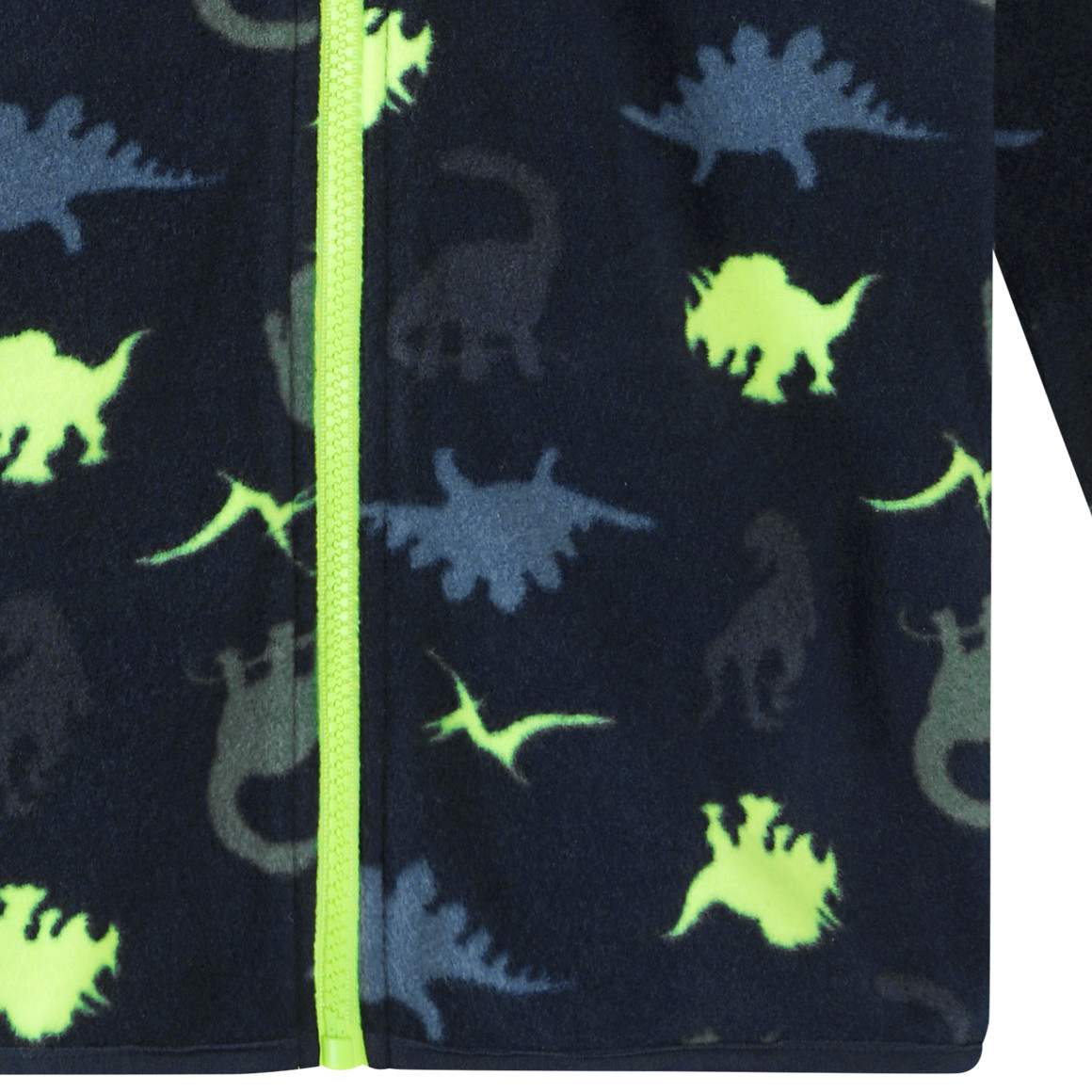 Jungen Fleecejacke mit Dino-Motiv
