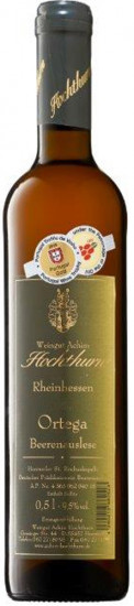 2018 Ortega Beerenauslese edelsüß 0,5 L - Weingut Hochthurn