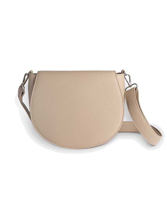 Schultertasche - Druckknopf-Lasche