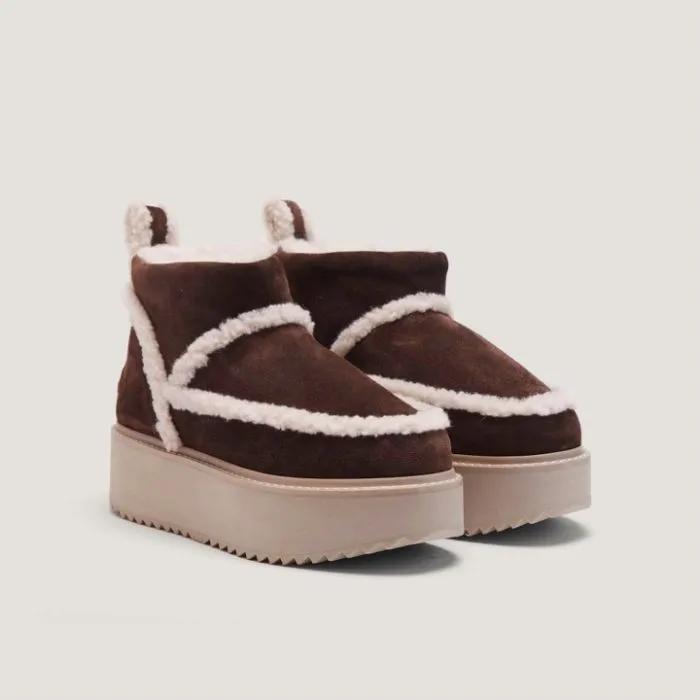 Coccinelle x Inuikii Classic Low Shearling