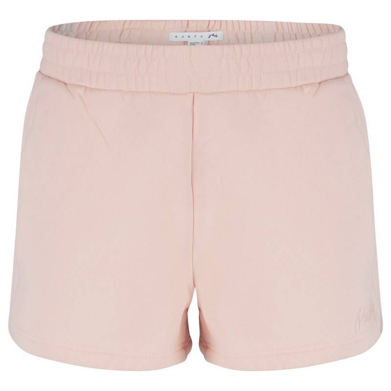 RUSTY RUSTY SCRIPT FLEECE SHORT Sweatshorts Damen