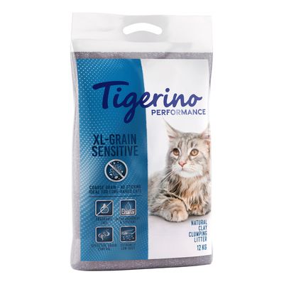 Tigerino Performance XL-Grain Sensitive Katzenstreu – parfümfrei