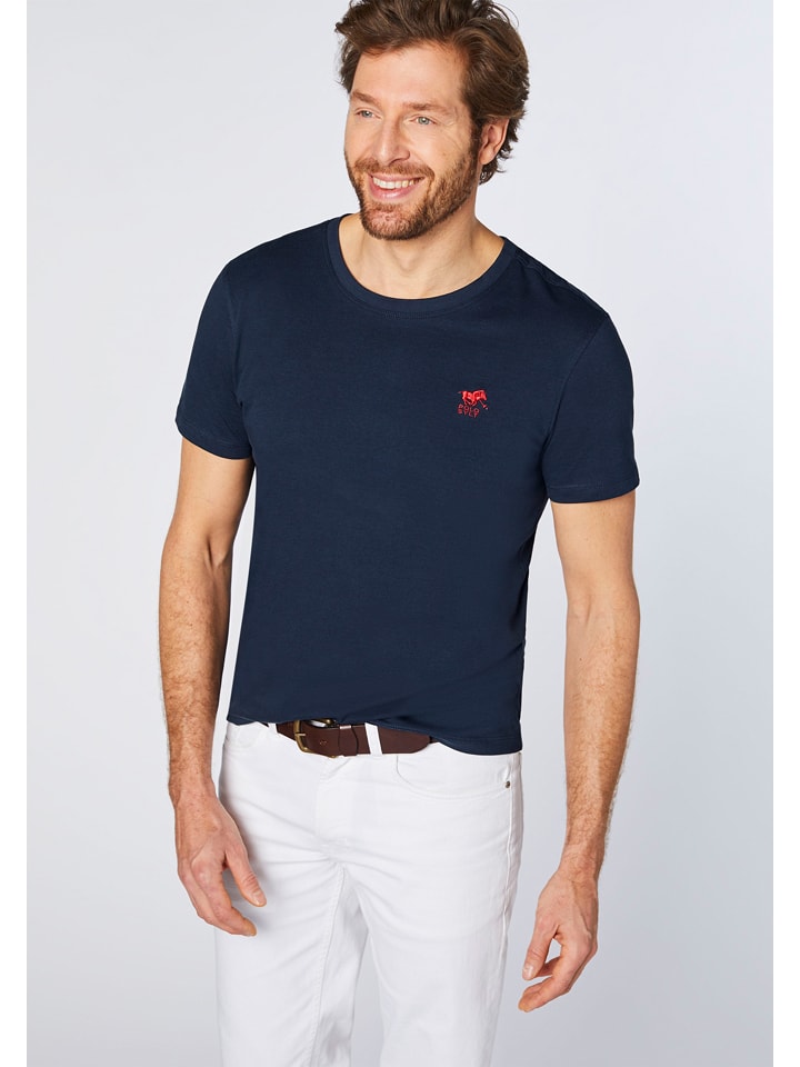 Polo Sylt Shirt in Dunkelblau günstig kaufen