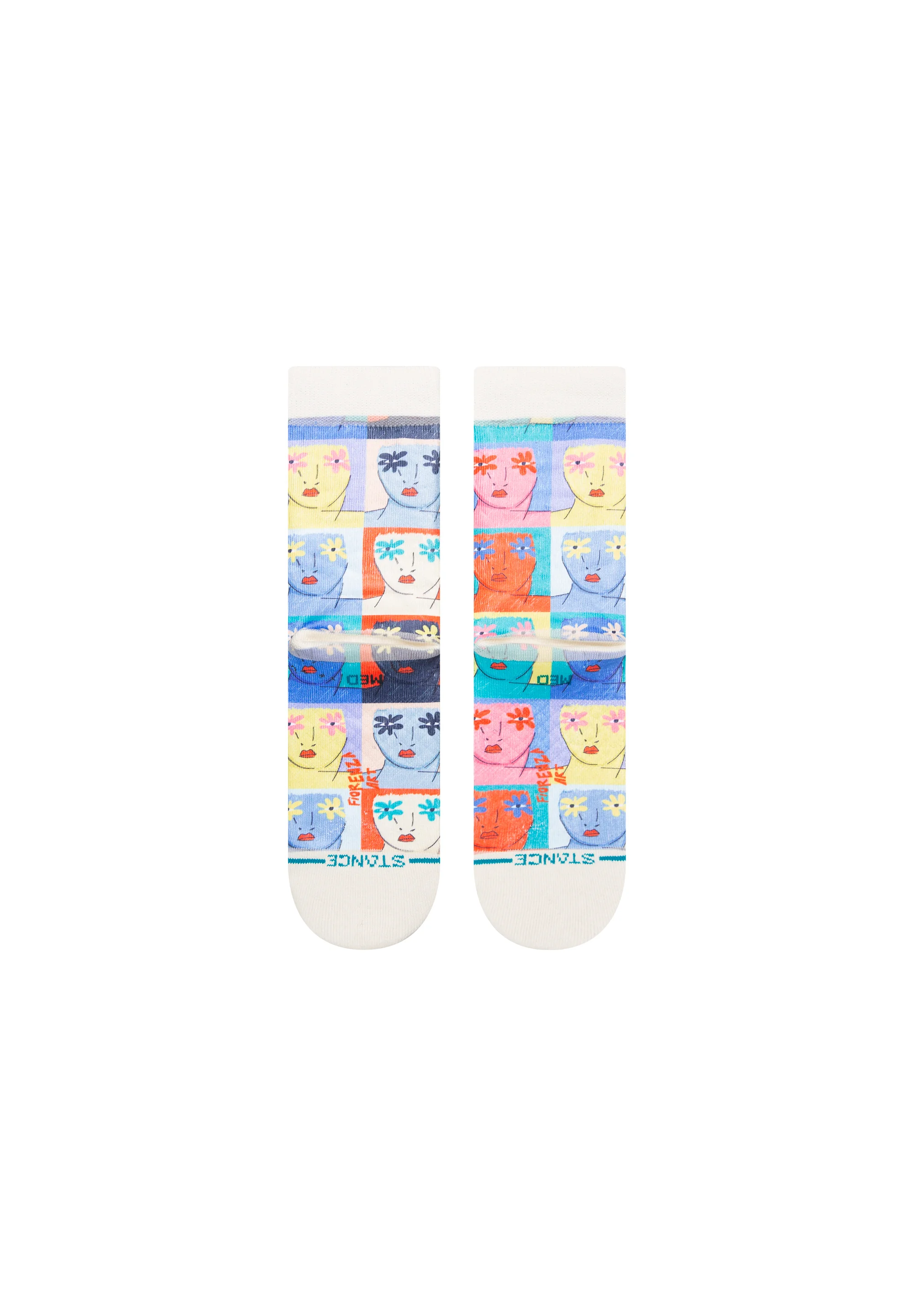Postura CARAS DE FLORES - Calcetines