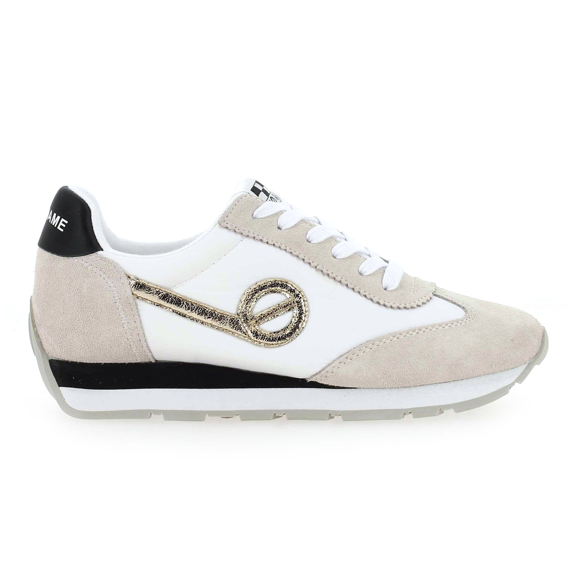 No Name  CITY RUN JOGGER - Blanc Crème