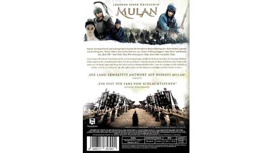 Mulan - Legende einer Kriegerin