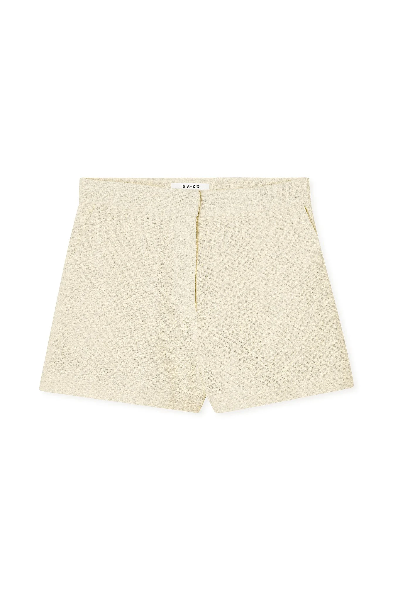 Strukturierte Shorts mit hoher Taille