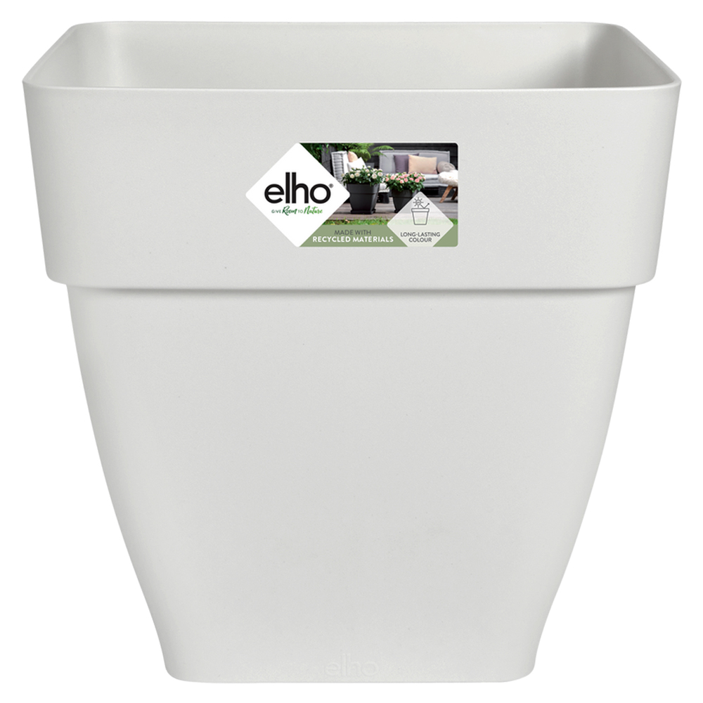 Casaria Deuba® Blumentopf Weiß 30x29x29cm 15,1L