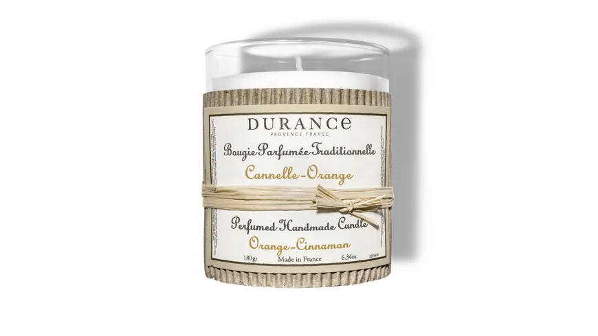 DURANCE Duftkerze Zimt-Orange 180 g