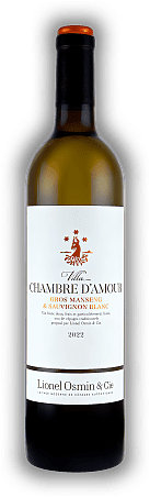 Lionel Osmin, Villa Chambre D'Amour, Gros Manseng, Sauvignon Blanc, IGP, lieblich, 2022, Süd-West Frankreich  Lionel Osmin, Villa Chambre D'Amour, Gros Manseng, Sauvignon Blanc, IGP, lieblich, 2022, Süd-West Frankreich  Ein lieblicher, frischer und f