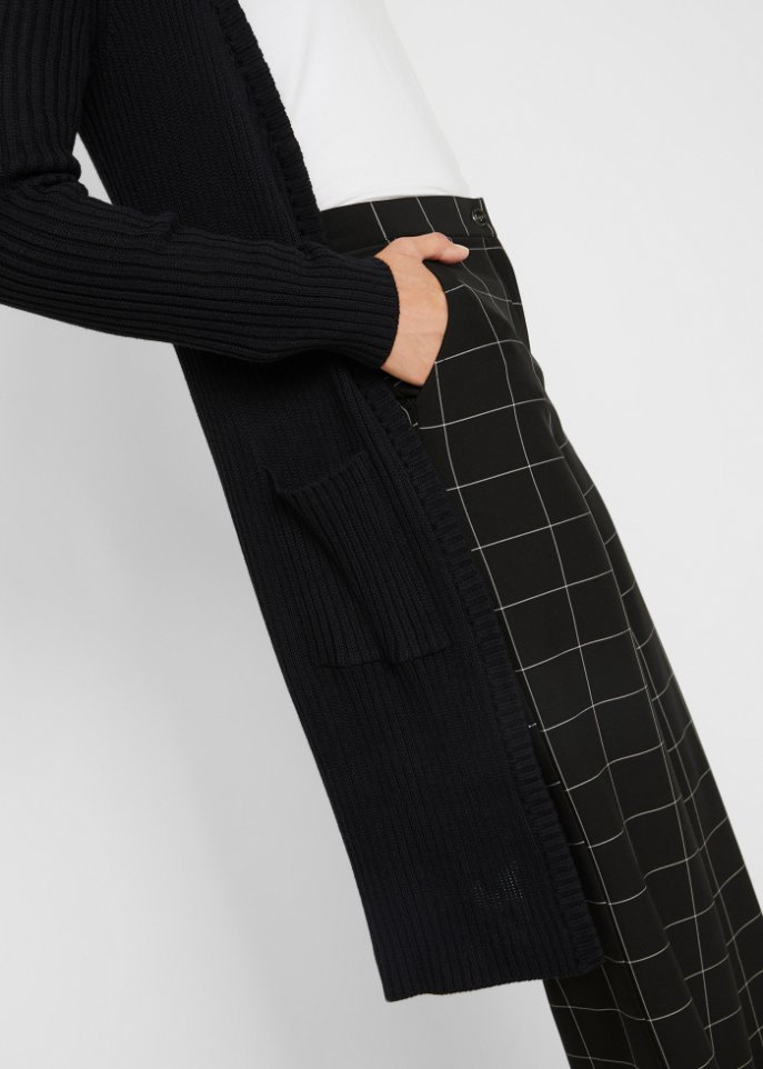 Longstrickjacke