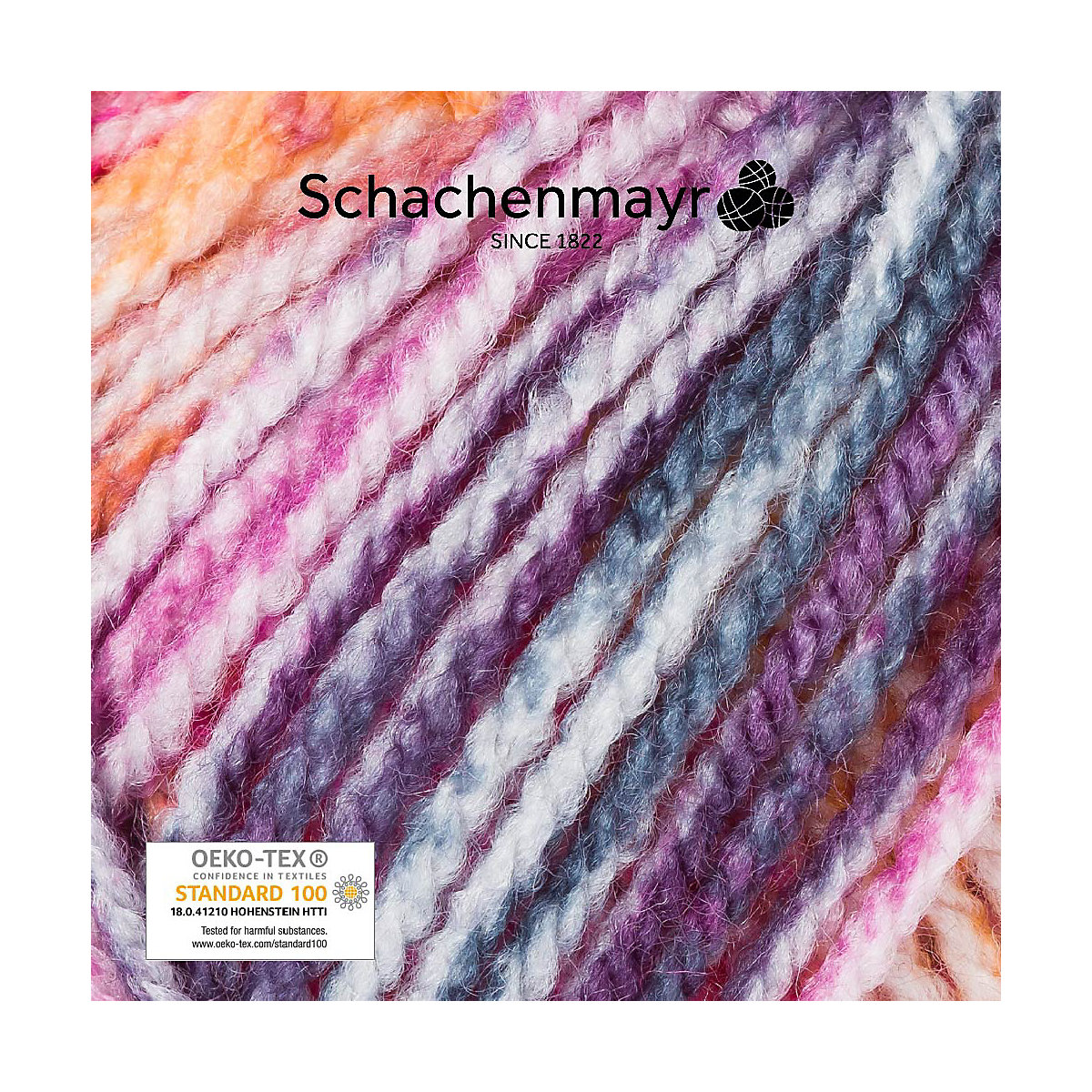 Handstrickgarne Bravo Color, 50g Lollipop