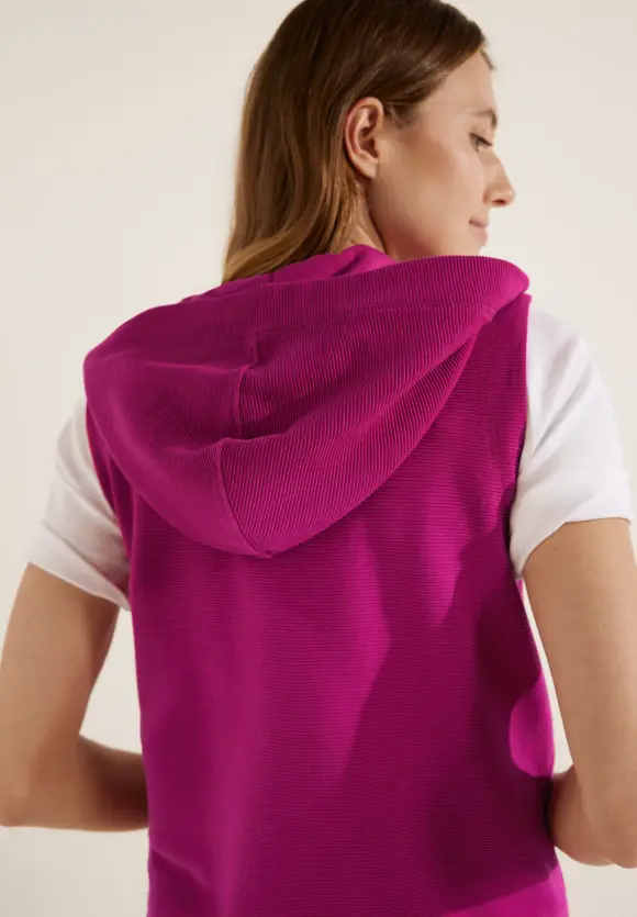 CECIL Hoodie Pullunder mit Zipper