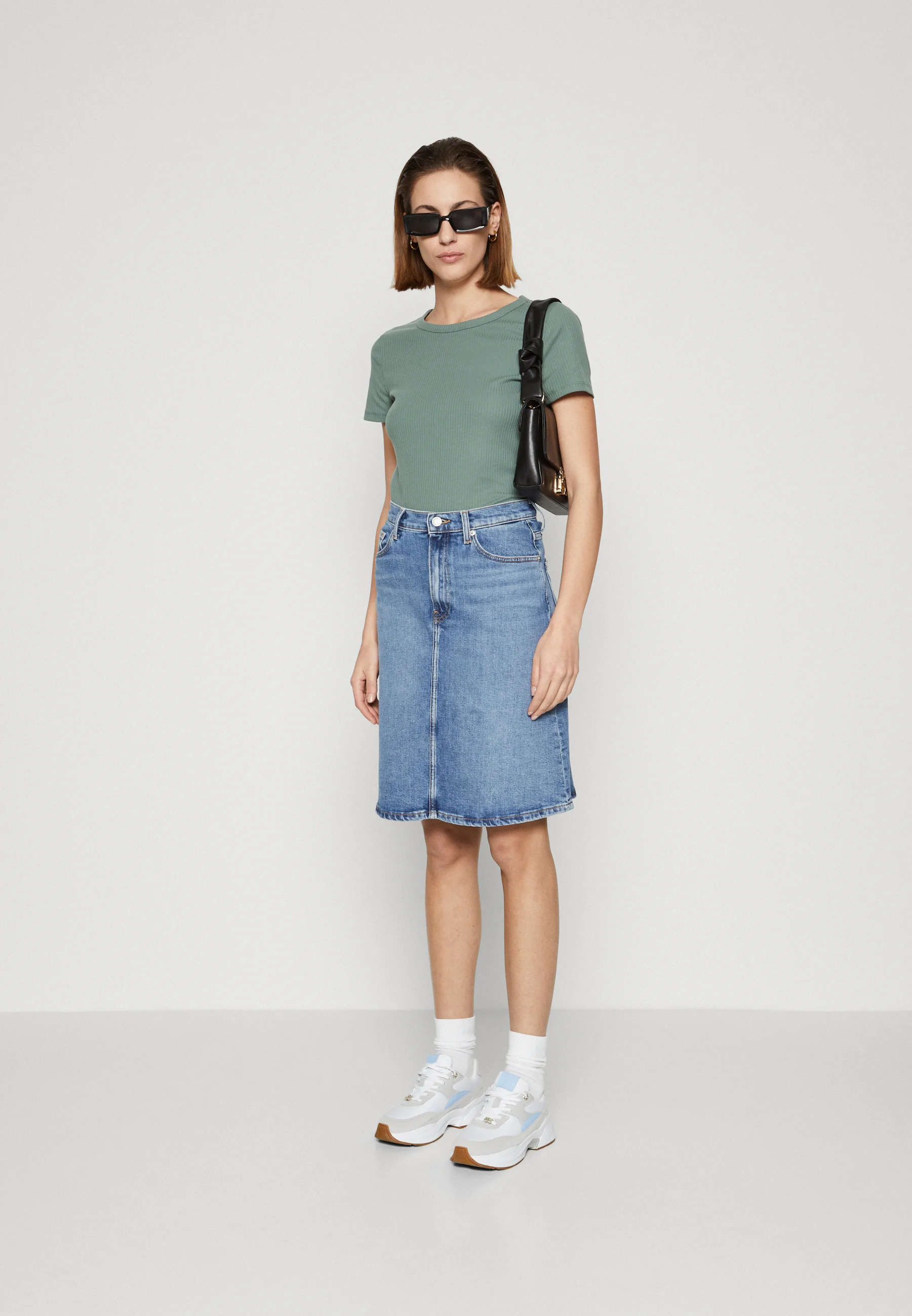 Tommy Hilfiger FALDA - Falda vaquera