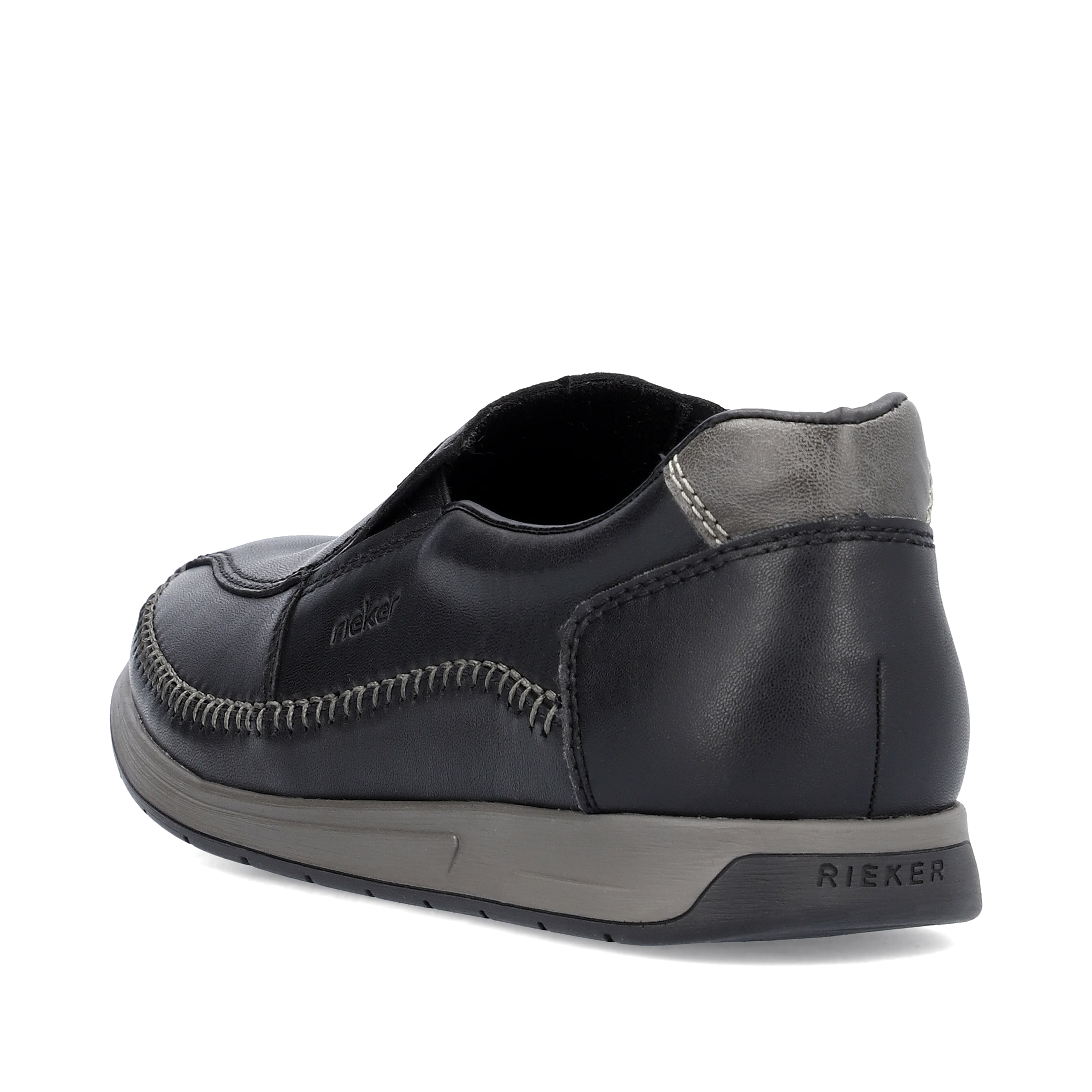 Rieker Herren Slipper tiefschwarz