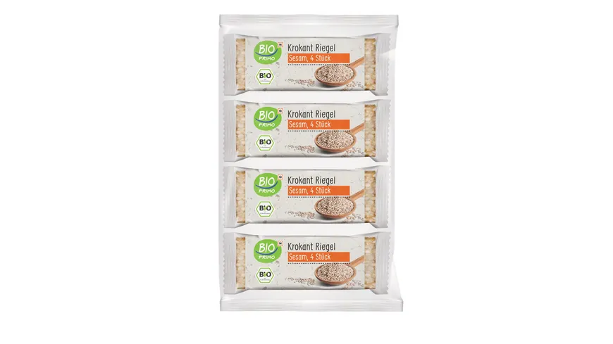 BIO PRIMO Bio Sesam-Krokant Riegel 108 g