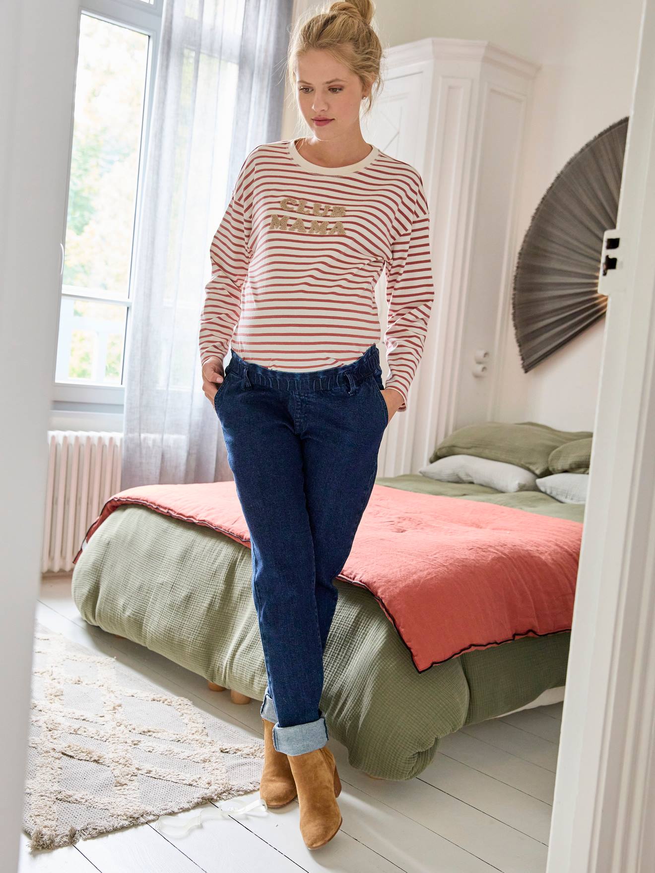 Vertbaudet Umstands-Shirt - terrakotta