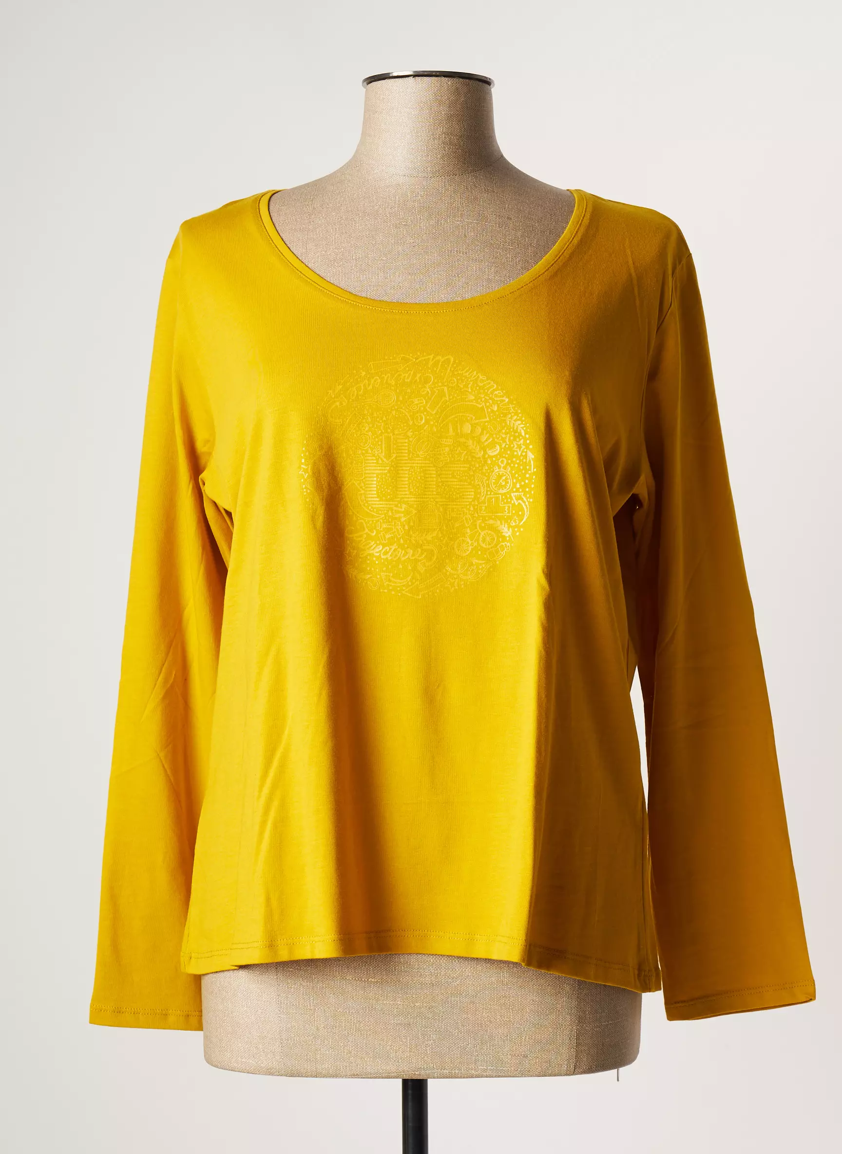 Tbs Tshirts Femme couleur jaune