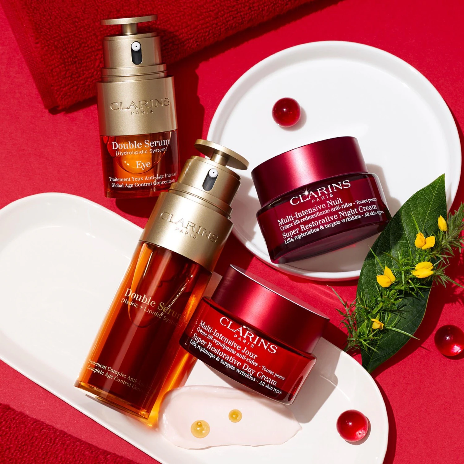Clarins Night Lift-Redensifying krema protiv bora - za vrlo suhu kožu