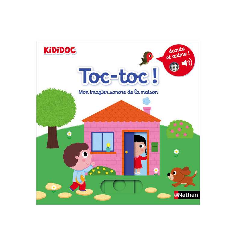 Livre Toc-toc ! Mon imagier sonore de la maison - Nathan Jeunesse