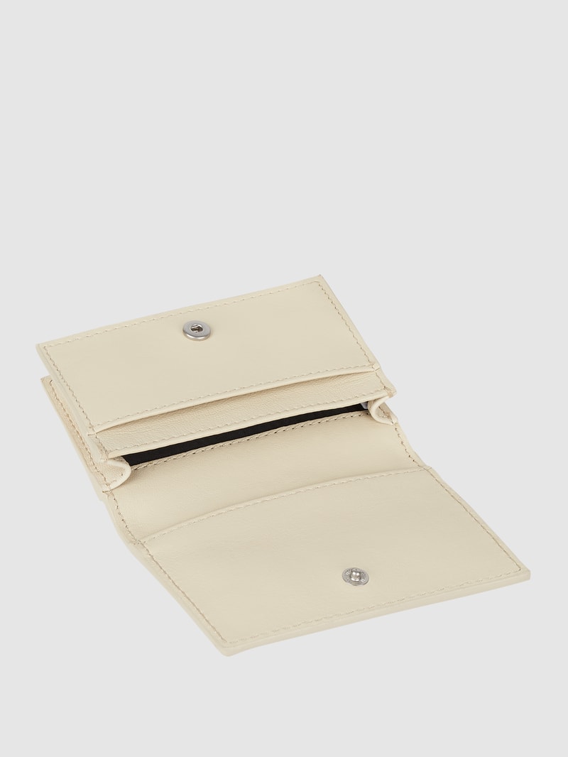 Portemonnaie aus Leder Modell 'Cardie' - RFID-blocking in offwhite