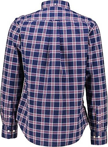 GANT Herren Hemd REG UT ARCHIVE OXFORD CHECK SHIRT Regular Fit Langarm