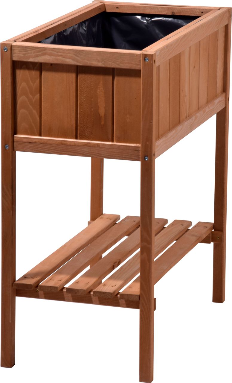 dobar Hochbeet aus Holz mit Ablageboden