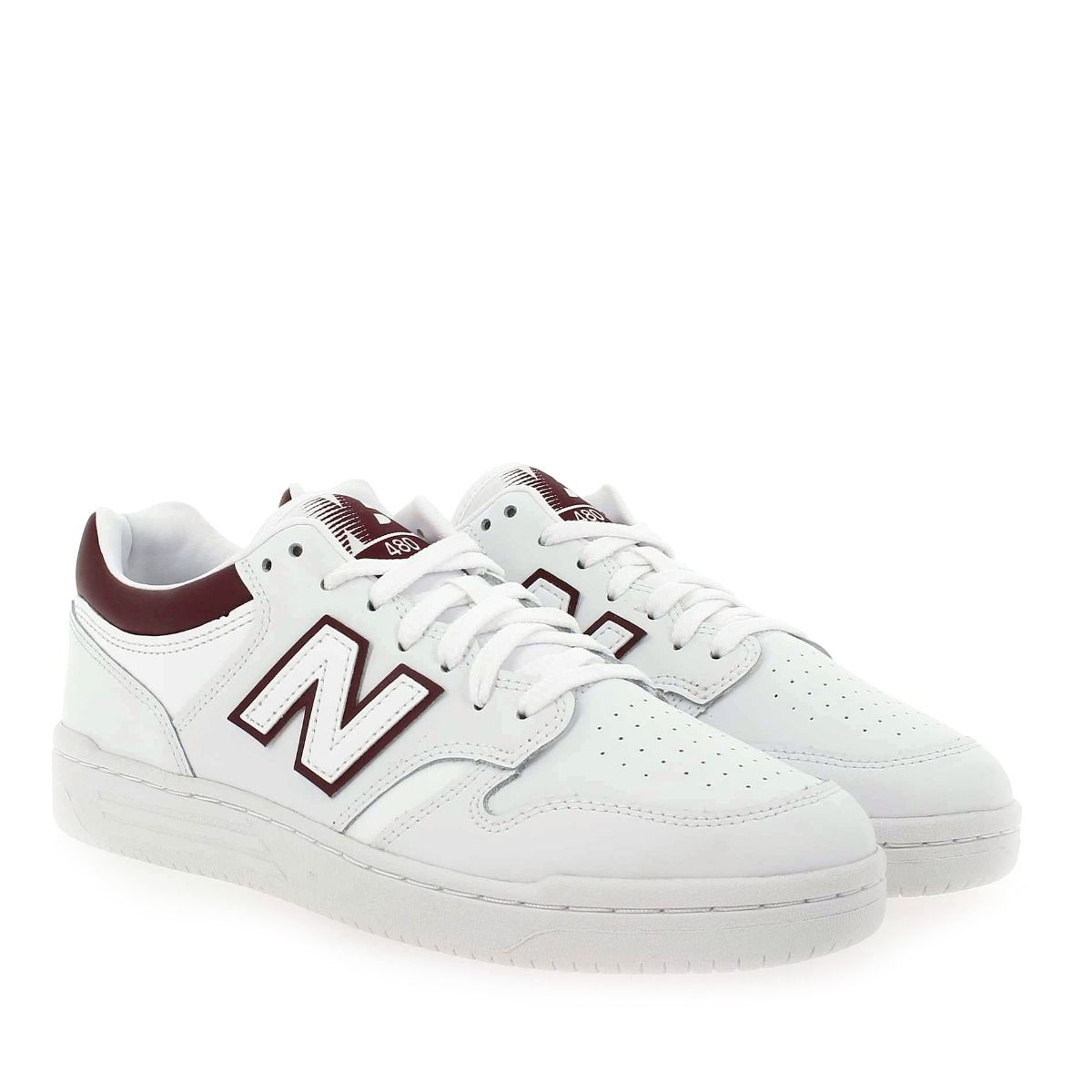 New Balance  BB480 - Blanc Bordeaux