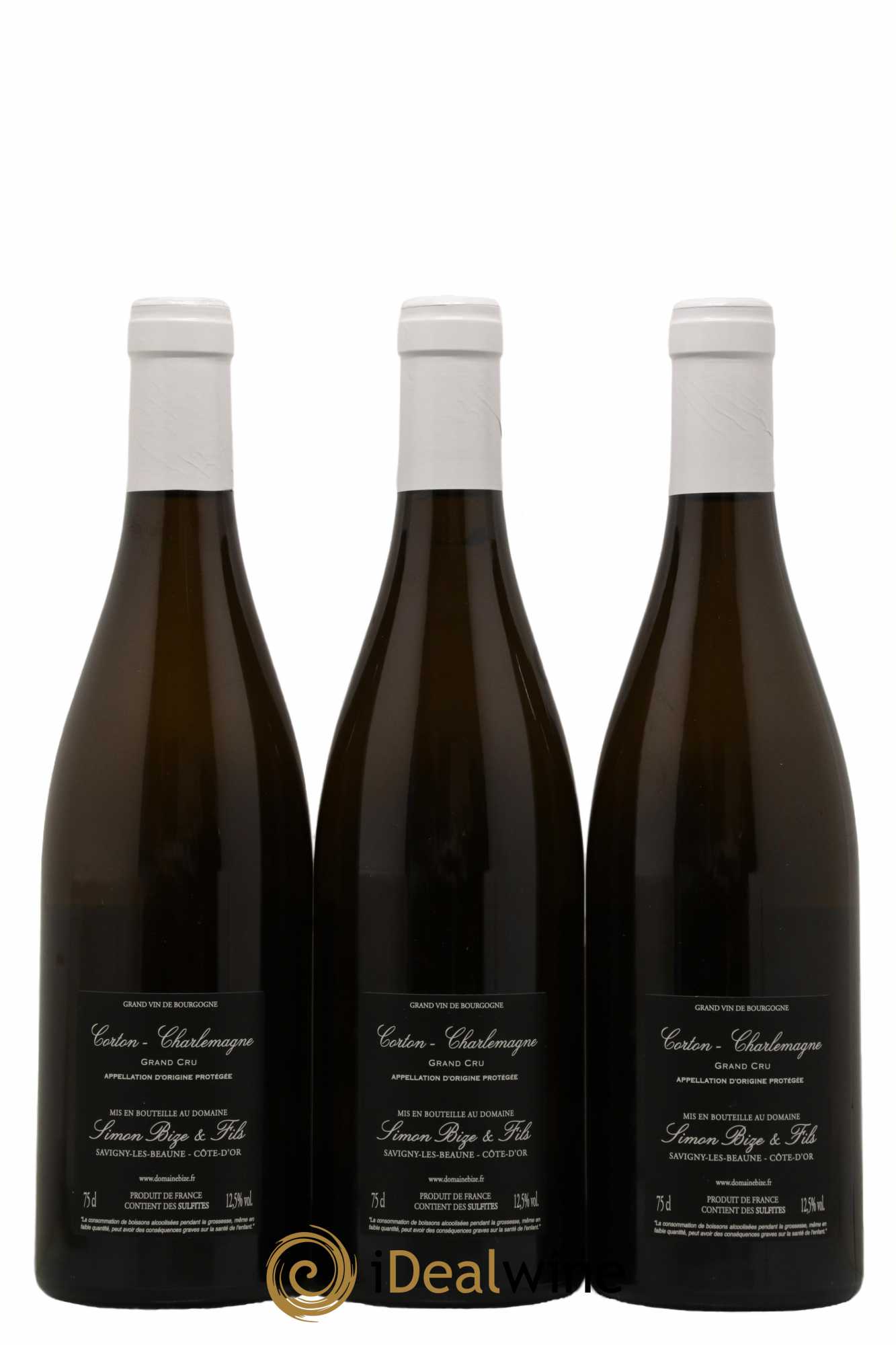 Corton-Charlemagne Grand Cru Simon Bize & Fils  2020 - Lot de 3 Bouteilles