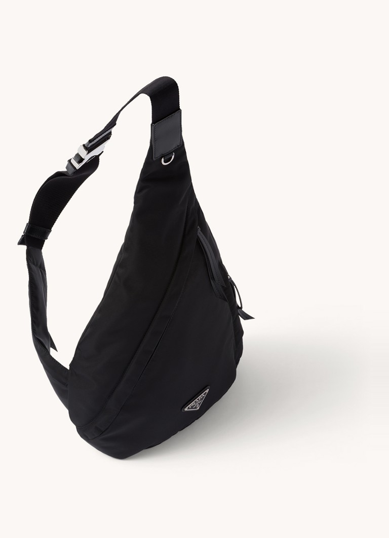 Rucsac Prada Re-Nylon cu detalii din piele