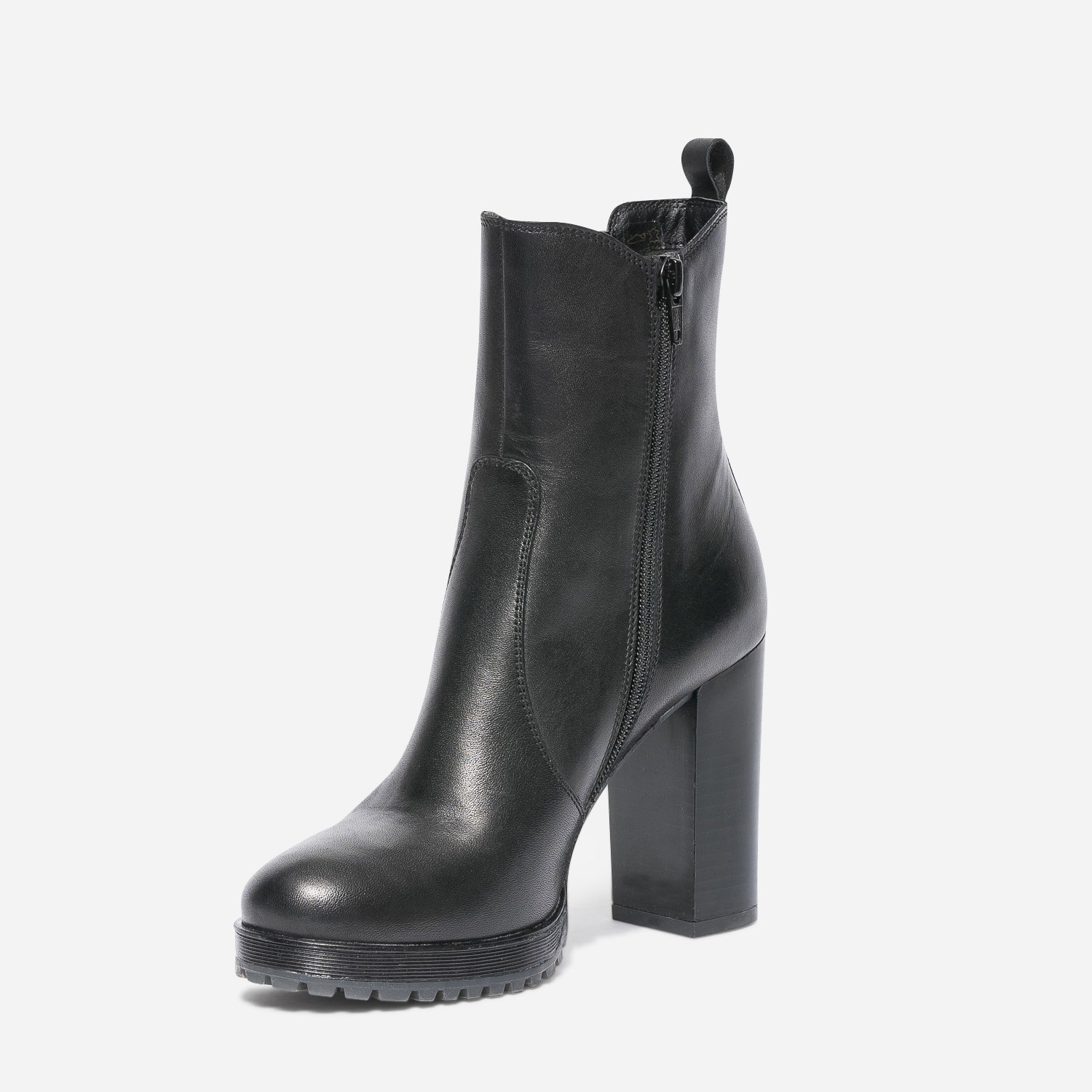 Boots TEXTO éco-conçu à talon noir