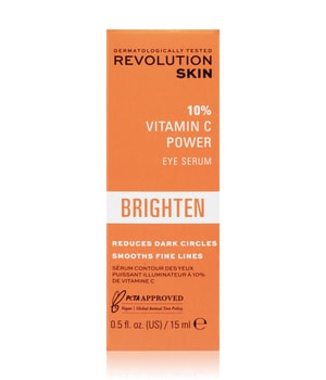 REVOLUTION SKINCARE 10% Vitamin C Brightening Power Eye Serum Augenserum-15 ml