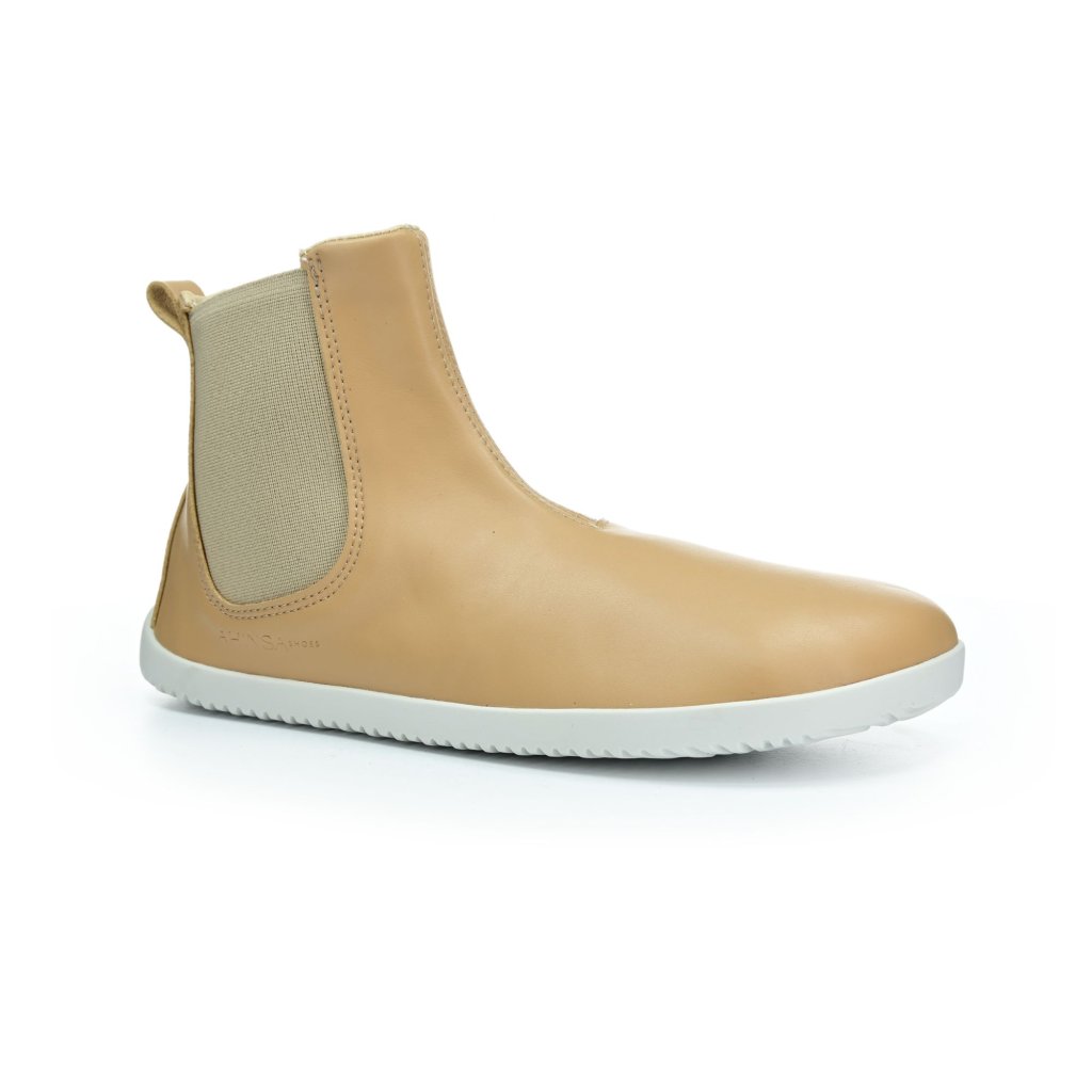 Ahinsa Chelsea Beige Chelsea Barfußschuhe