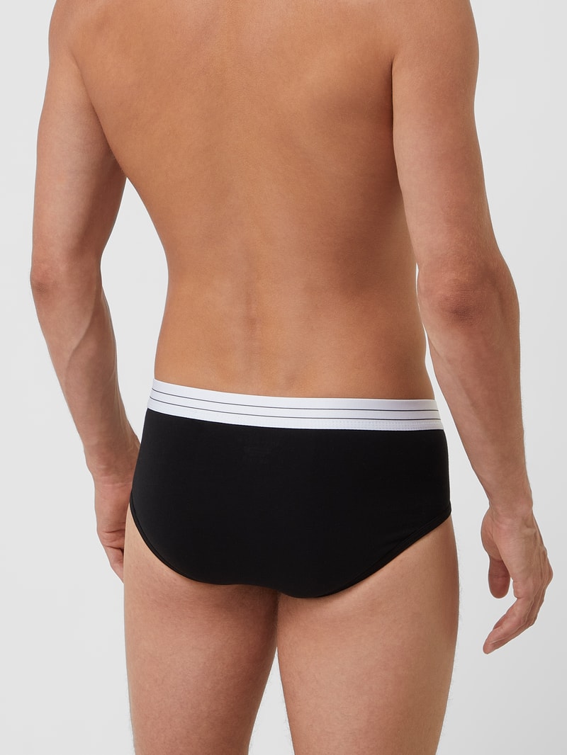 Trunks mit elastischem Logo-Bund im 2er-Pack Modell 'ESSENTIAL' in schwarz