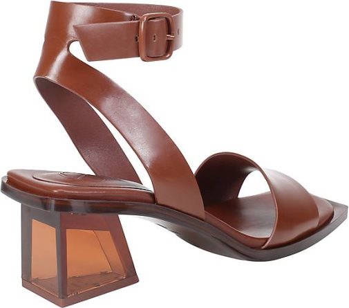 ekonika Riemchenschuhe mit transparentem Absatz