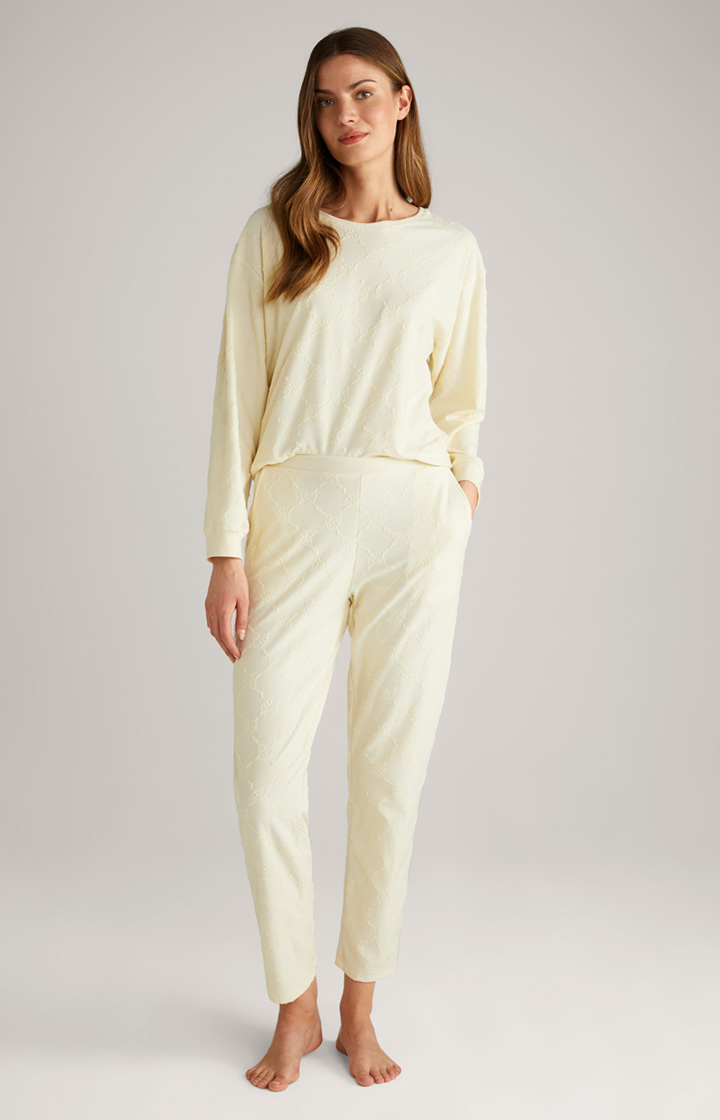 Loungewear Longsleeve in Hellgelb