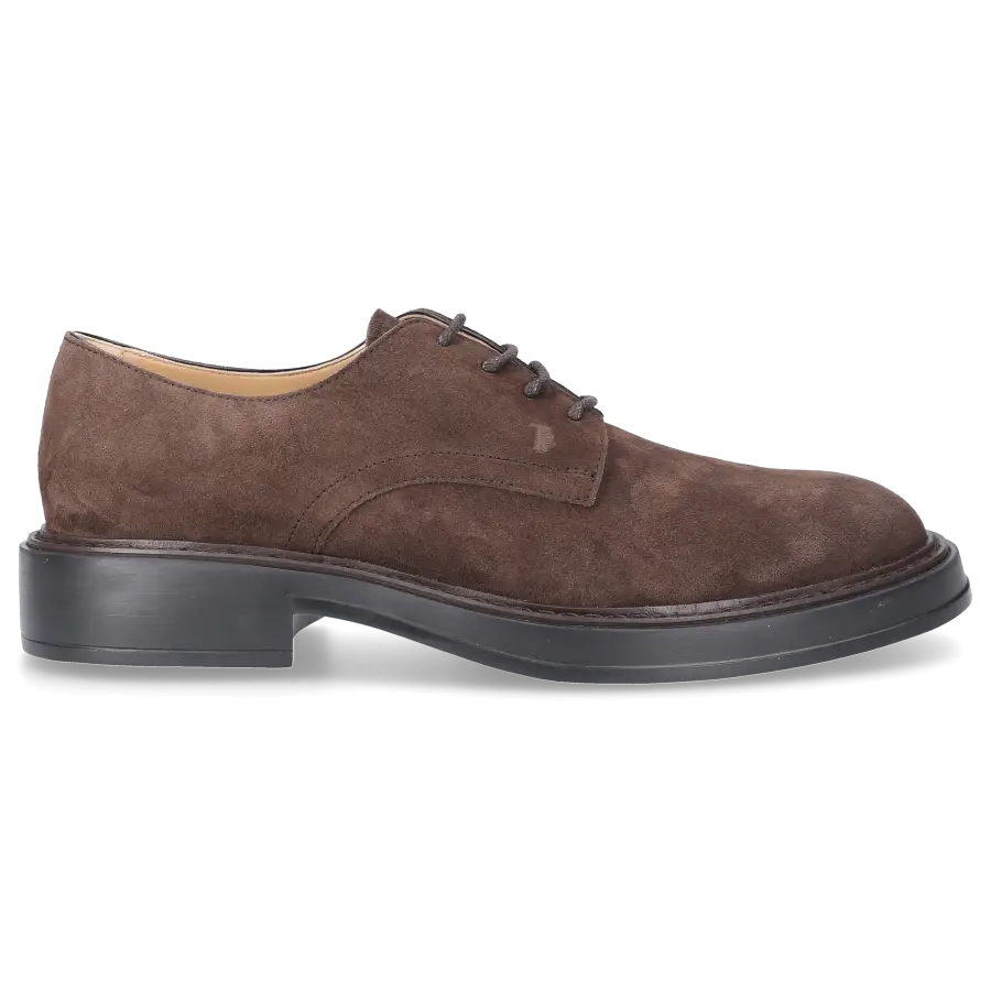 Tod's - Businessschuhe Derby M61K00 Veloursleder - braun