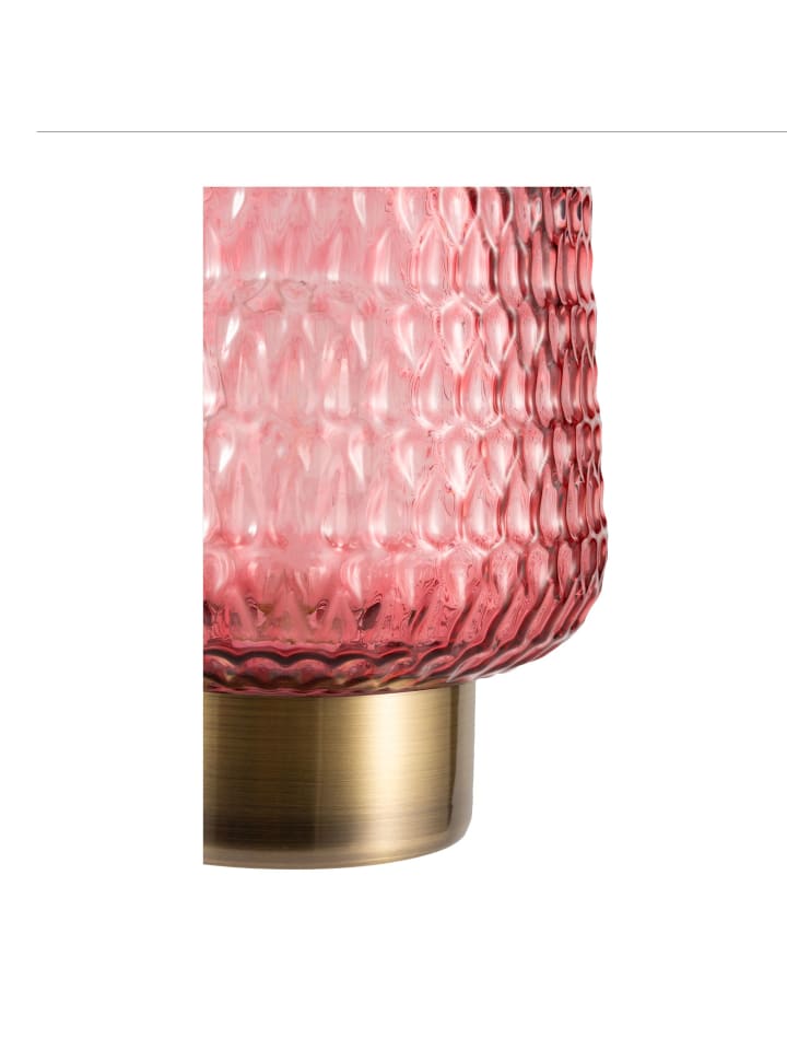 Pauleen Rose Glamour mobile Tischleuchte Timer Batterie Rosa günstig kaufen onesize