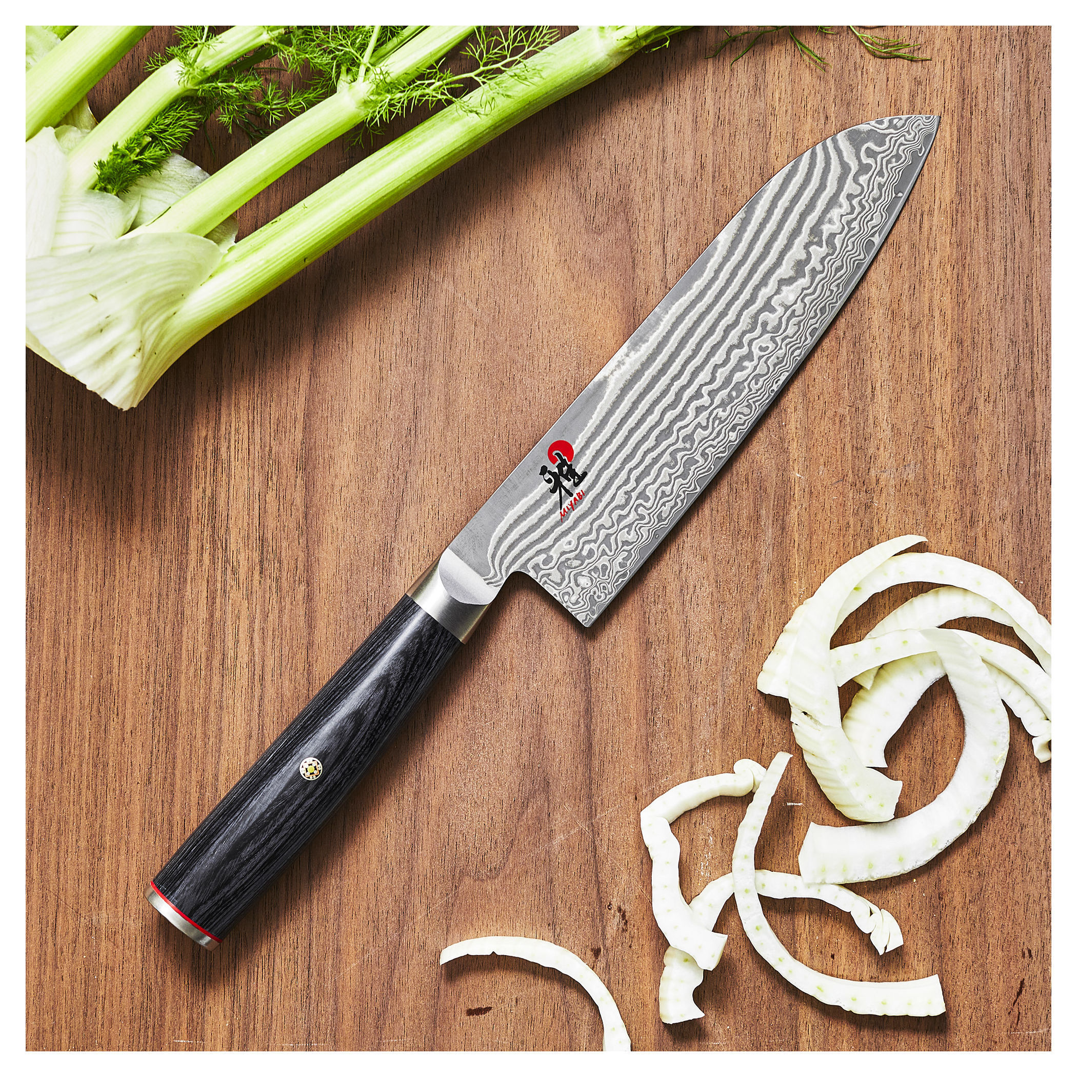 Santokumesser 18 cm, Glattschliff