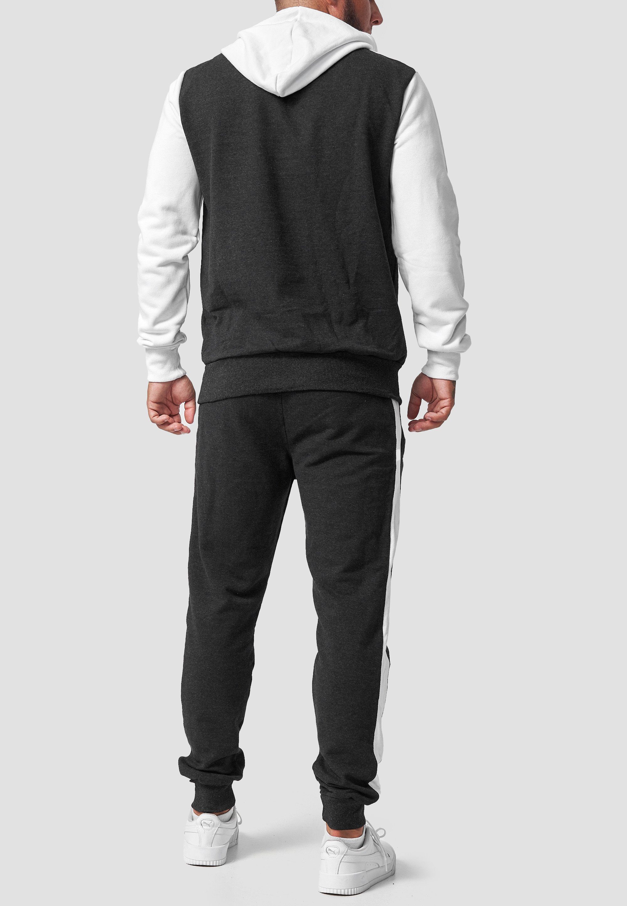 OneRedox Jogginganzug JA-1639C (Sportanzug Jogger Trainingsanzug), Fitness Freizeit Casual