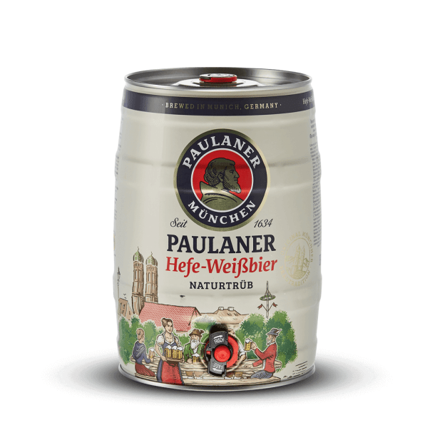 Mini-Fût Paulaner Hefe Weissbier 5L