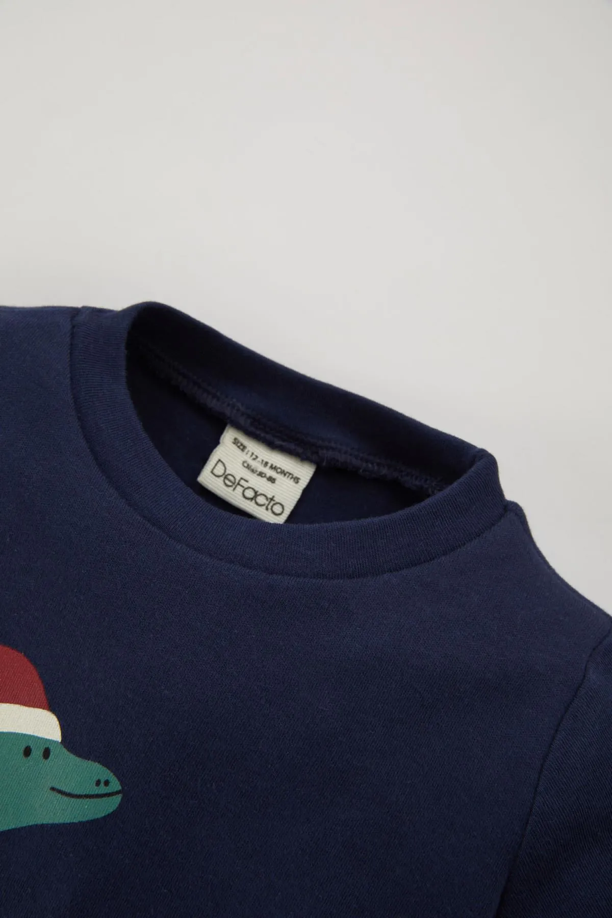 DeFacto  Langarm-Flanell-Pyjama-Set mit Weihnachtsmotiv für Babys